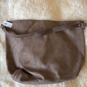 NWT Old Navy Suede like handbag.